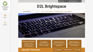 
                            1. D2L Brightspace | St. Cloud Technical Community College - Sctcc D2l Portal