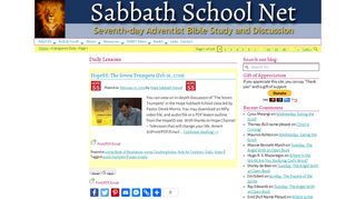 
                            2. Daily Lessons | Sabbath School Net - Ssnet Login