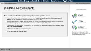 
                            6. Dallas Independent School District - Employment Application - Disd Portal