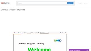 
                            8. Damco Shipper Training - PDF Free Download - DocPlayer.net - Damco Shipper Portal Login