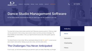 
                            4. Dance Studio Software | The Studio Director - Studio Director Admin Portal