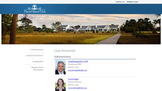 
                            6. Daniel Island Club View Club Personnel - Daniel Island Club Member Portal