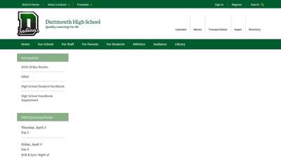 Dartmouth High School / Homepage