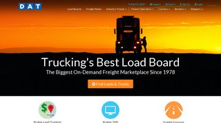 
                            6. DAT: Truck Loads - Loadlink Portal