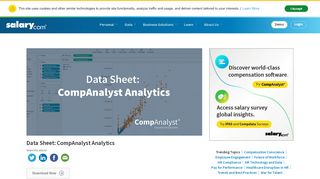 
                            5. Data Sheet: CompAnalyst Analytics | CompAnalyst - Salary.com - Companalyst Portal