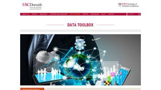 
Data Toolbox | CESR - CESR USC - University of Southern ...
