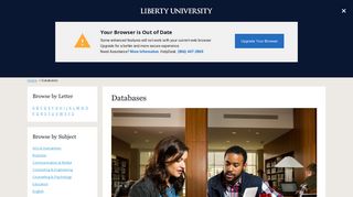 
                            3. Databases | Jerry Falwell Library - Liberty University - Liberty University Library Research Portal