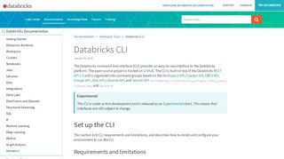 
                            4. Databricks CLI — Databricks Documentation - Dbfs Login