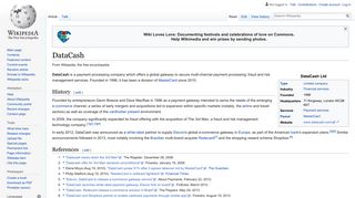 
                            6. DataCash - Wikipedia - Datacash Portal