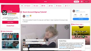 
                            4. Daum Account Signup Tutorial! | K-Pop Amino - Kpop Amino Sign Up