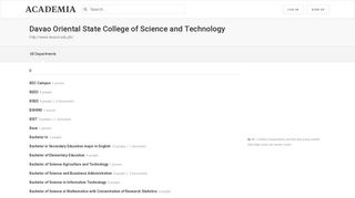 
                            4. Davao Oriental State College of Science and Technology - Academia ... - Doscst Esip Student Portal