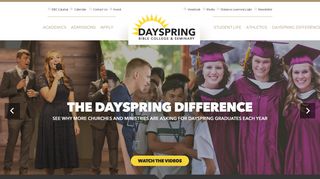 
Dayspring Bible College | Mundelein, IL - Home  
