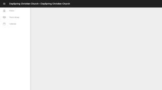 
DaySpring Christian Church: Login  
