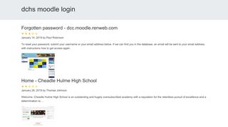 
                            9. dchs moodle login - Cheadle Hulme High School Moodle Portal
