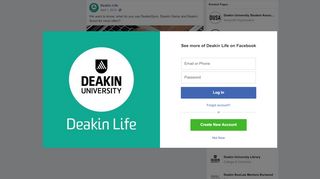 
                            6. Deakin Life - We want to know: what do you use DeakinSync ... - Deakin Sync Login Student