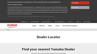 
                            3. Dealer locator - Yamaha Motor - Yamaha Dealer Portal