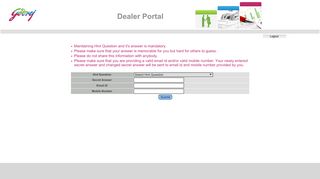 
                            2. Dealer Portal - Godrej Dealer Portal