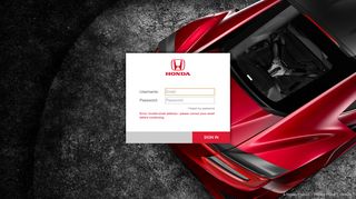 
                            2. Dealer Portal - Login Page :: Site by Nidasu - Honda Australia - Honda Portal