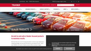 
                            2. Dealer Products - TRADER Corporation - autoTrader.ca - Dealer Smart Solutions Dealer Portal