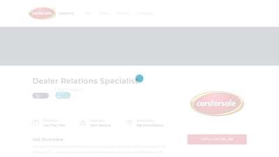 Dealer Relations Position - Carsforsale.com® Careers