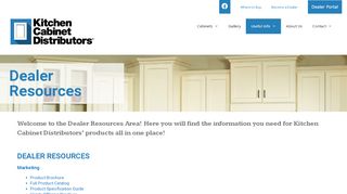 Dealer Resources – Kitchen Cabinet Distributors - Kcd Dealer Portal