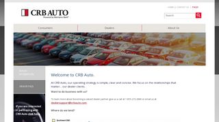 
                            8. Dealer Services - CRB Auto - California Republic Bank Auto Finance Portal