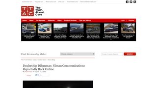 
Dealership Dilemmas: Nissan Communications Reportedly ...
