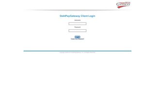 
                            1. DebtPayGateway Client Portal - Debt Pay Gateway Client Login