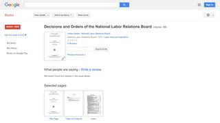 
                            8. Decisions and Orders of the National Labor Relations Board - Sti Information Now Portal Bristow