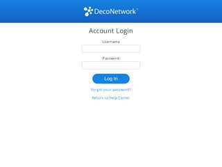 DecoNetwork Account Login