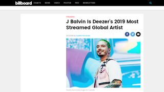
                            8. Deezer Announces 2019's Most Streamed Global Artist ... - Deezer Artist Portal