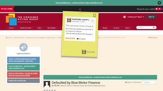 
                            8. Defaulted by Blue Motor Finance - Vehicle Finance and Vehicle ... - Blue Motor Finance Portal