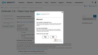 
                            3. Defender 5.8 - Token User Guide - Dell Defender Self Service Portal