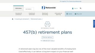
                            8. Deferred Compensation & 457 Retirement Plans – Nationwide - Aul Retirement Services Portal