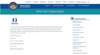 
                            6. Deferred Compensation | CookCountyIL.gov - Chicago Deferred Comp Portal