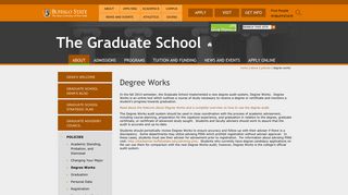
                            7. Degree Works | The Graduate School | SUNY Buffalo State ... - Degreeworks Buffalo State Portal