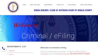 
                            3. DeKalb County Clerk of Superior Court Criminal - Https Ody Dekalbcountyga Gov Portal