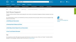 
                            1. Dell Wyse Support | Dell US - Dell Wyse Support Portal