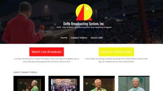 
                            2. Delta Broadcasting System, Inc. DWXI - Portal Dwxi