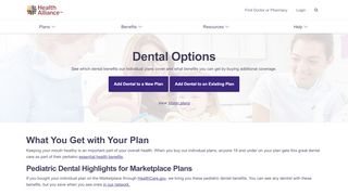 Dental Plans | Health Alliance - Dental Health Alliance Provider Portal