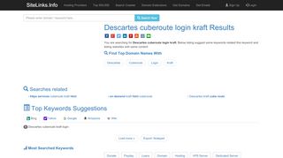 
                            5. Descartes cuberoute login kraft Results For Websites Listing - Https Services Cuberoute Com Kraft Html Login