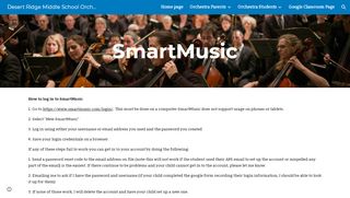 
                            9. Desert Ridge Middle School Orchestra - SmartMusic - Admin Smartmusic Com Portal
