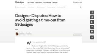
                            1. Designer disputes: how to avoid getting a time ... - 99Designs - Sorry You Can T Login At This Time 99designs