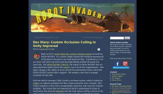 
                            5. Dev Diary: Custom Occlusion Culling in Unity Improved | Robot Invader - Unity Occlusion Portal