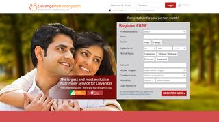 
Devanga Matrimony - The No. 1 Matrimony Site for Devangas ...  
