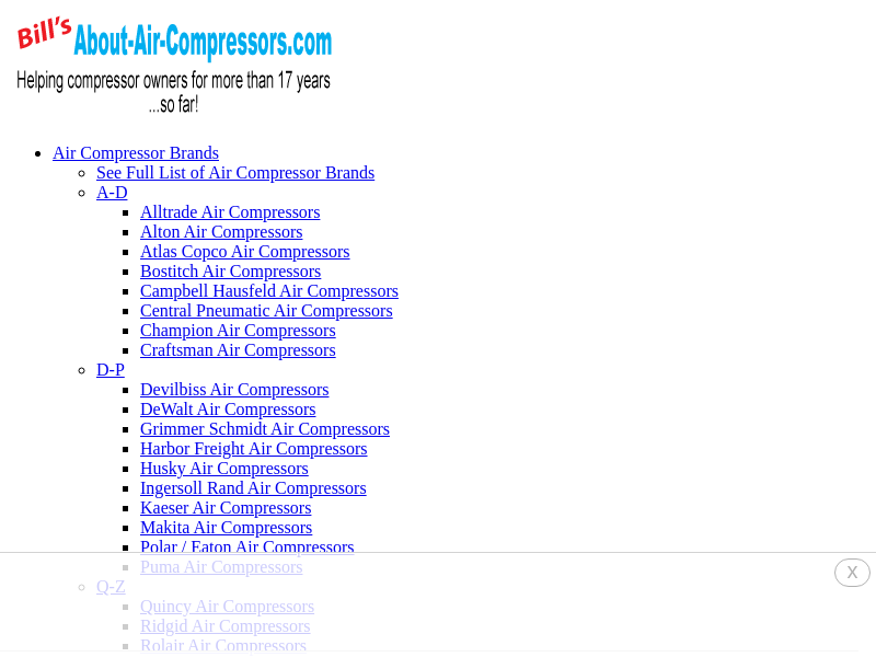 
                            6. Devilbiss Air Compressors - Information, Manuals, Service ...