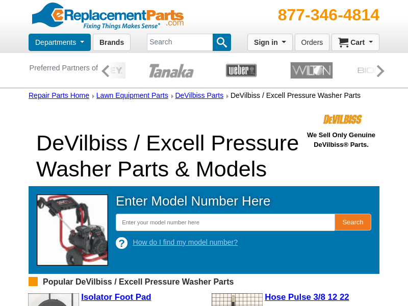 
                            10. DeVilbiss / Excell Pressure Washer Parts | Fast Shipping ...