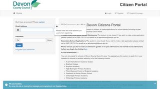 
Devon Citizens Portal - Citizens Portal - Logon
