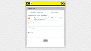 DG me [employee access] - Dgme Employee Access Login