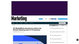 
                            7. DG MediaMind rebrands to online-only Sizmek following sale ... - Mediamind Portal